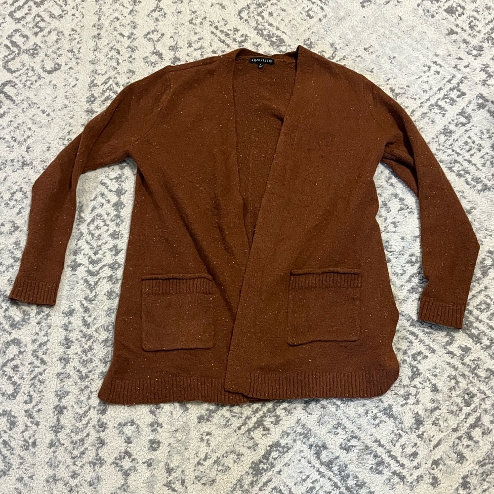 Orange cardigan
